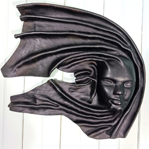 VINTAGE leather artisan mask - Picture 1 of 7